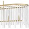 Quoizel Apelle Linear Chandelier 5 Lights Aged Brass APE542AB - alternate 6
